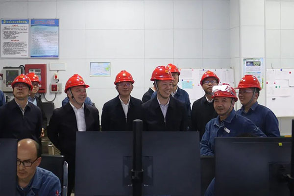 市政协副主席、应急管理局局长李华桂带队到公司调研